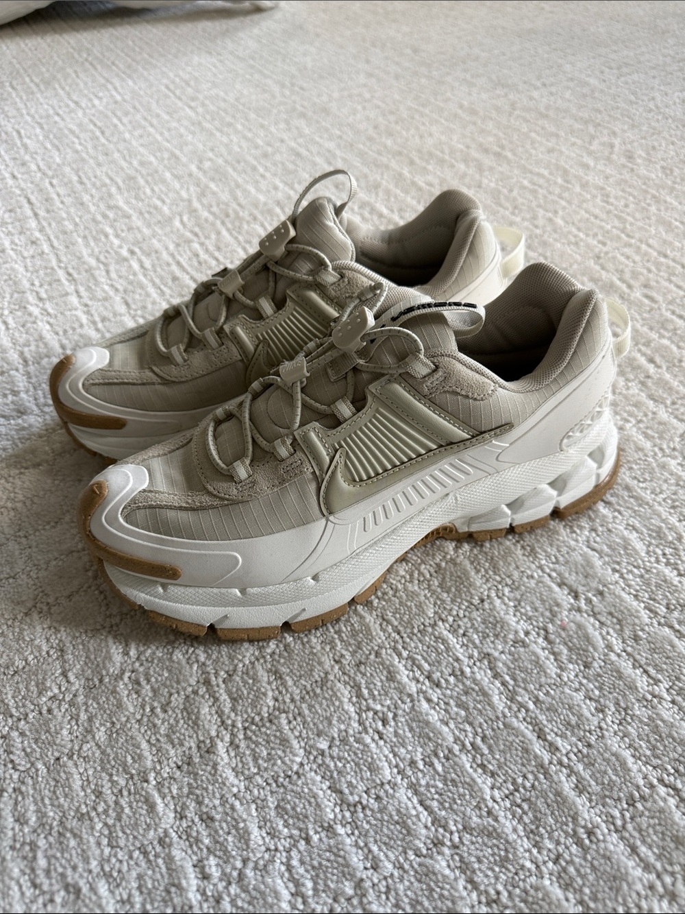 Nike Women’s Beige/Cream Platform Sneakers